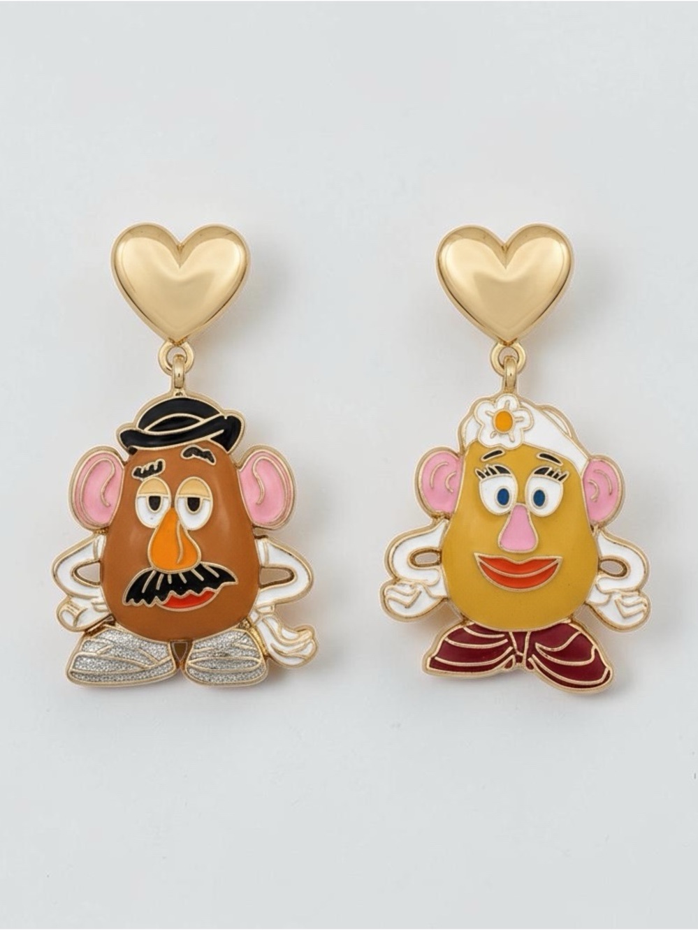 Disney Baublebar Toy Story Mr Potato Mrs Potato head earrings